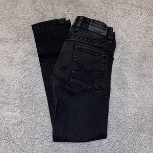 Diesel Boys Slim Jeans Black Size 10